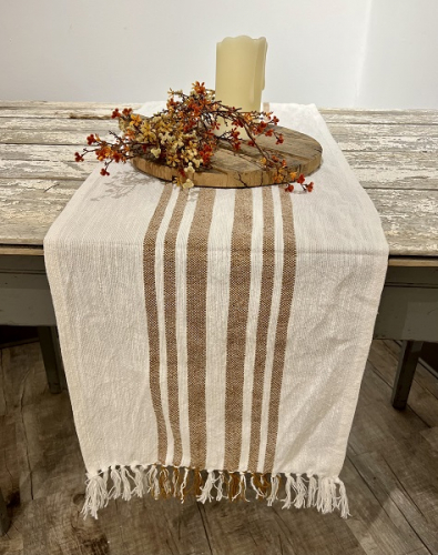 GRAIN SACK MUSTARD STRIPE COLLECTION *NEW*